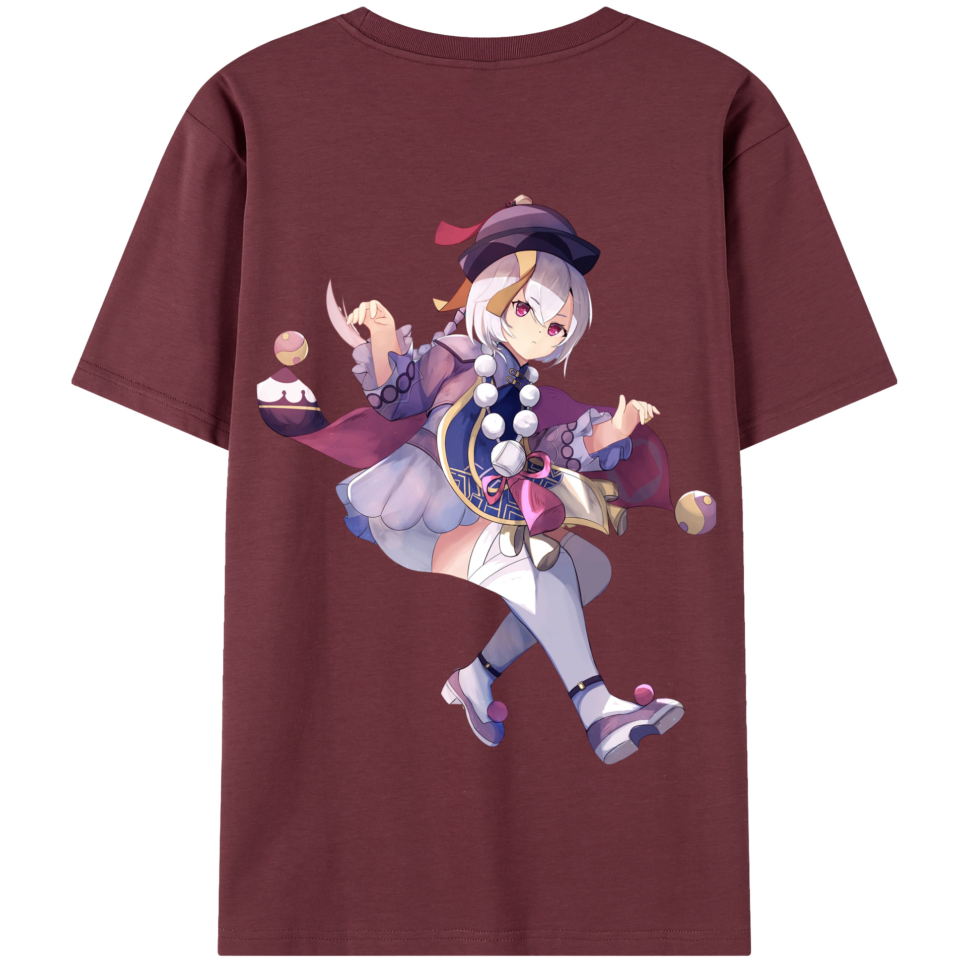 げんし神 七七 なな  genshin Nana 綿100％半袖Tシャツ（背面プリント）